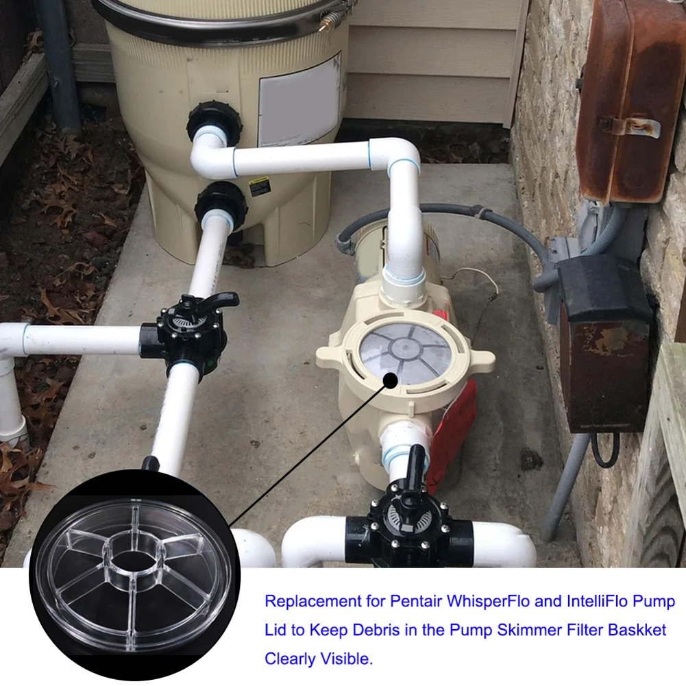 

Pool Pump Lid 357151 with O Ring Replacement Part for Pentair and For Intelliflo VS 3050 Models for Reliable Seal