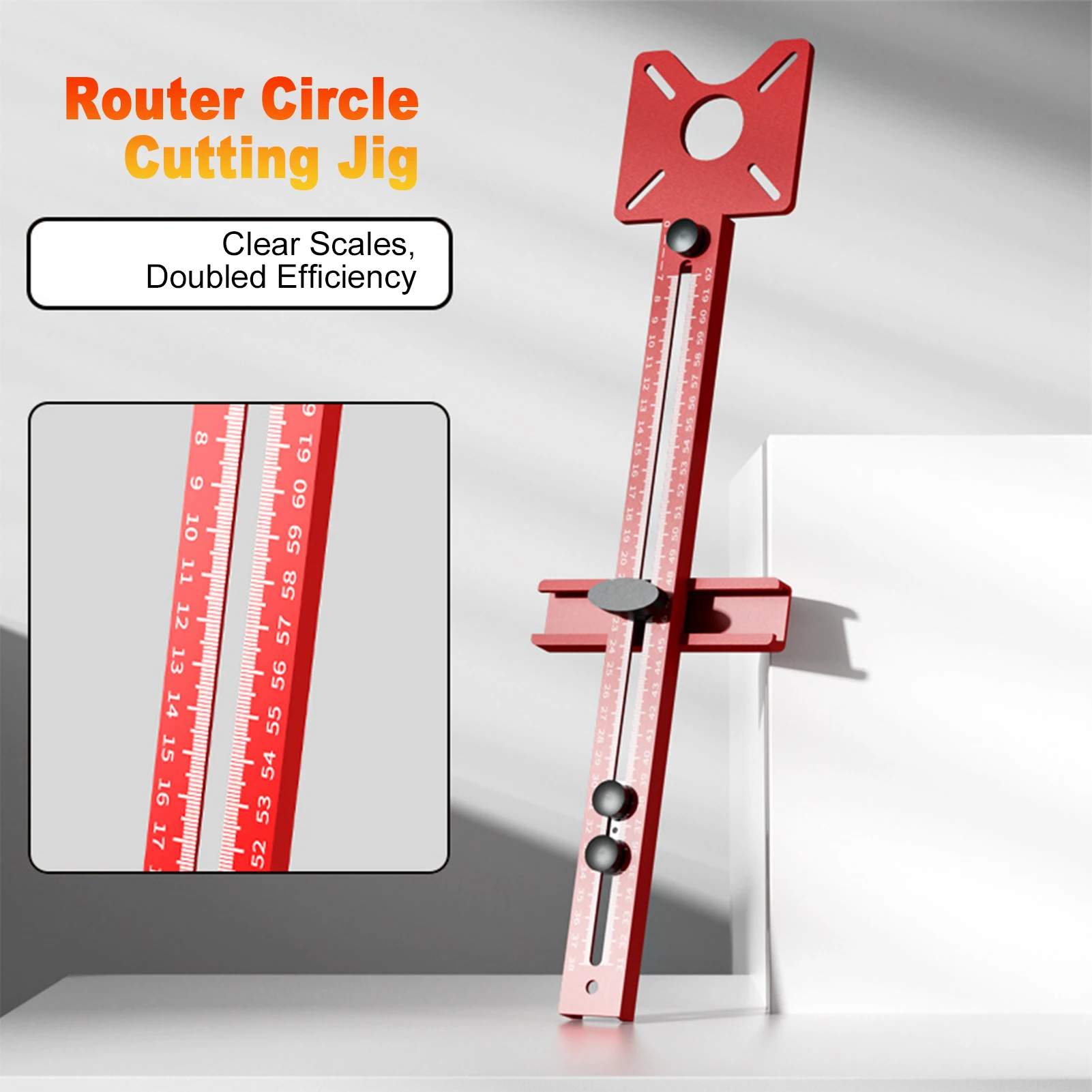 

Кронштейн для фрезерования пазов, держатель для фрезерования кругов из алюминиевого сплава, многофункциональный направляющий упор для фрезера, регулируемый для деревообработки