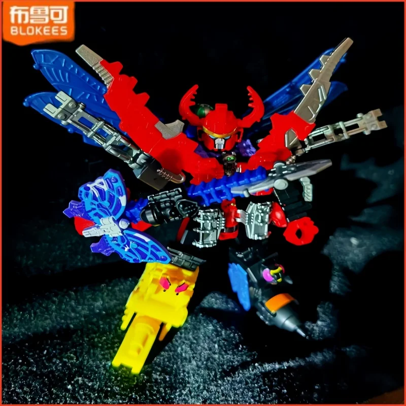 

In Stock Genuine Blokees Anime Figure Super Sentai Star Edition Vol.1 Bug King Lord Mail Cocoon Breaking Blind Box Boys Toy Gift