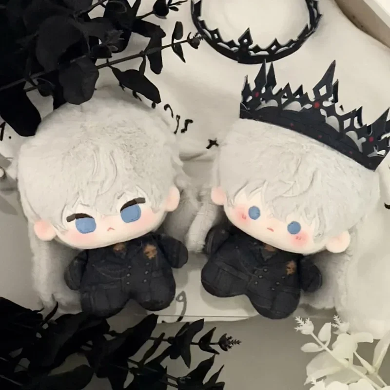 

New Love And Deepspace Xavier 10cm Soft Printed Plush Doll Dark Erosion King Crown Collectible Gift For Anime Game Fans