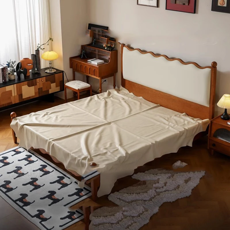 

Bedroom Headboards Massage Bed Frame Double Princess Sleeping Platform Bed Fishing Mobile Cama Solteiro Lounge Suite Furniture