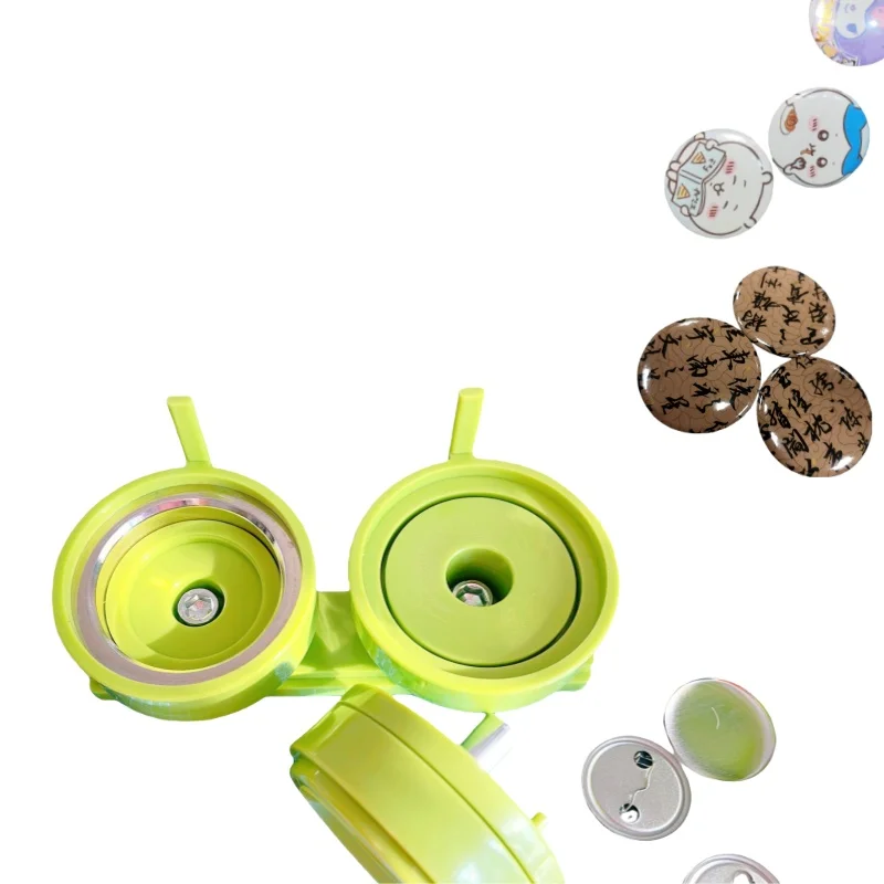 

Replaceable Plastic Mold Green Pin Badge DIY Button Making Machine Button Maker Mold Interchangeable Die Mold Button Maker Mould