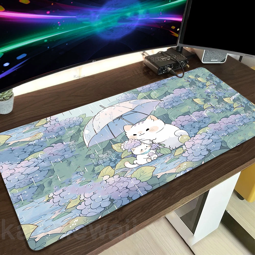 

Extended Pc Game Mousepad Large Mouse Pad XXL Gamer Mouse Mat Office Table Carpet Gaming Mats 900x400mm XXL Kawaii Cat Mat