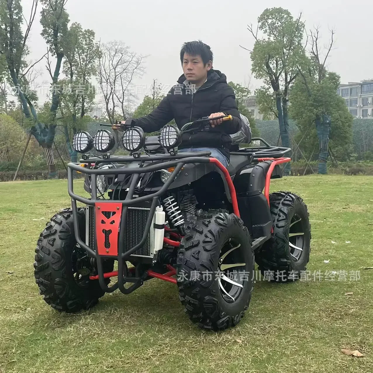 4WD Beach Bike 4 Wheel Off-Road Big Bull Gasoline Electric Shaft Drive All Terrain Former Motorcycle