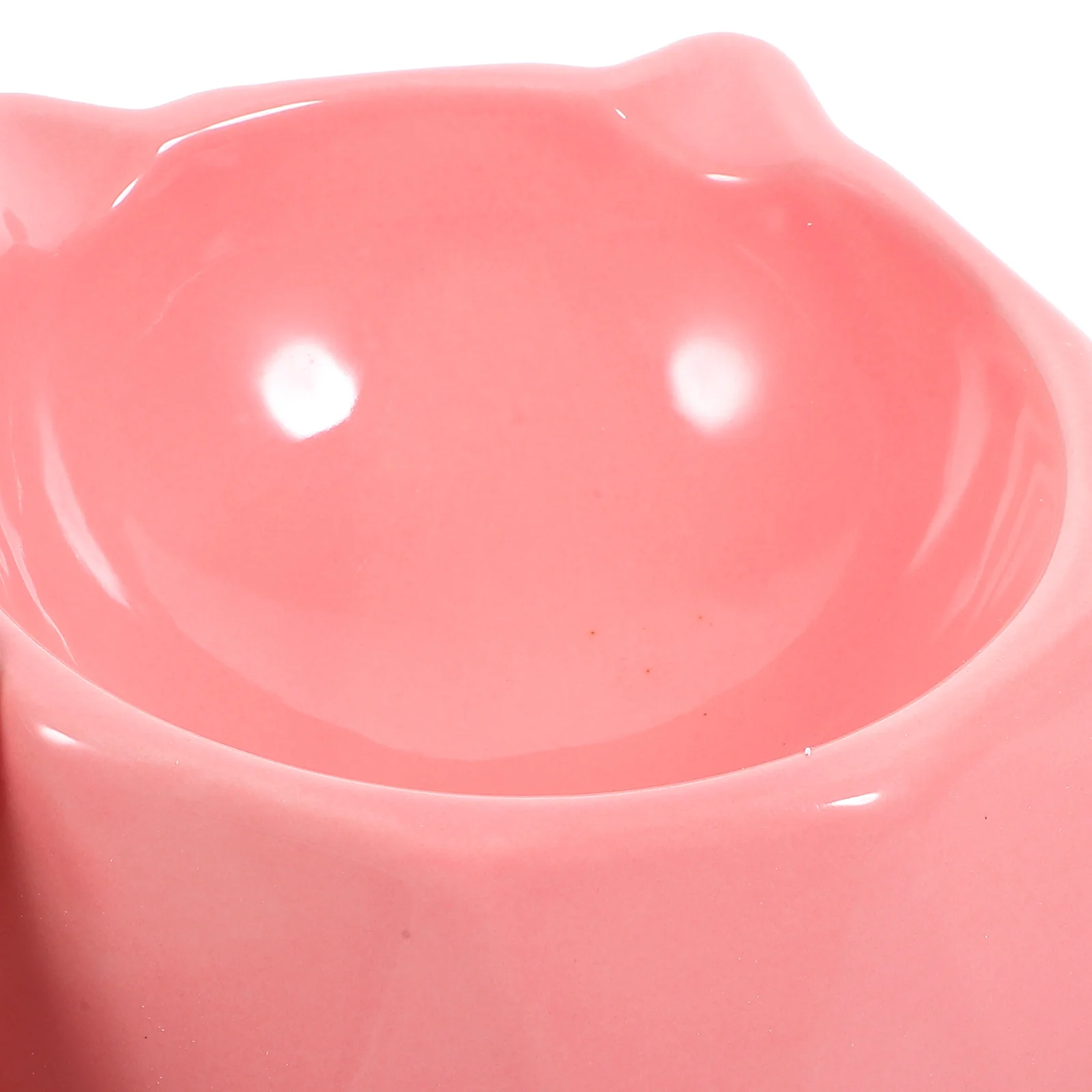 

Geometric Hexagon Ceramic Pet Feeder 15 Degree Tilted Bowl for Dogs Cats Safe Easy to Clean Food Feeding Dish for Home Travel