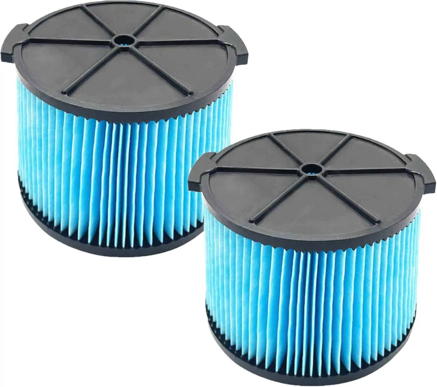 

2 Filters for Ridgid VF3500 3-Layer Wet/Dry 3-4.5 Gallon Portable Vacuum WD4050 WD4070 WD45-2 Packs Replacement