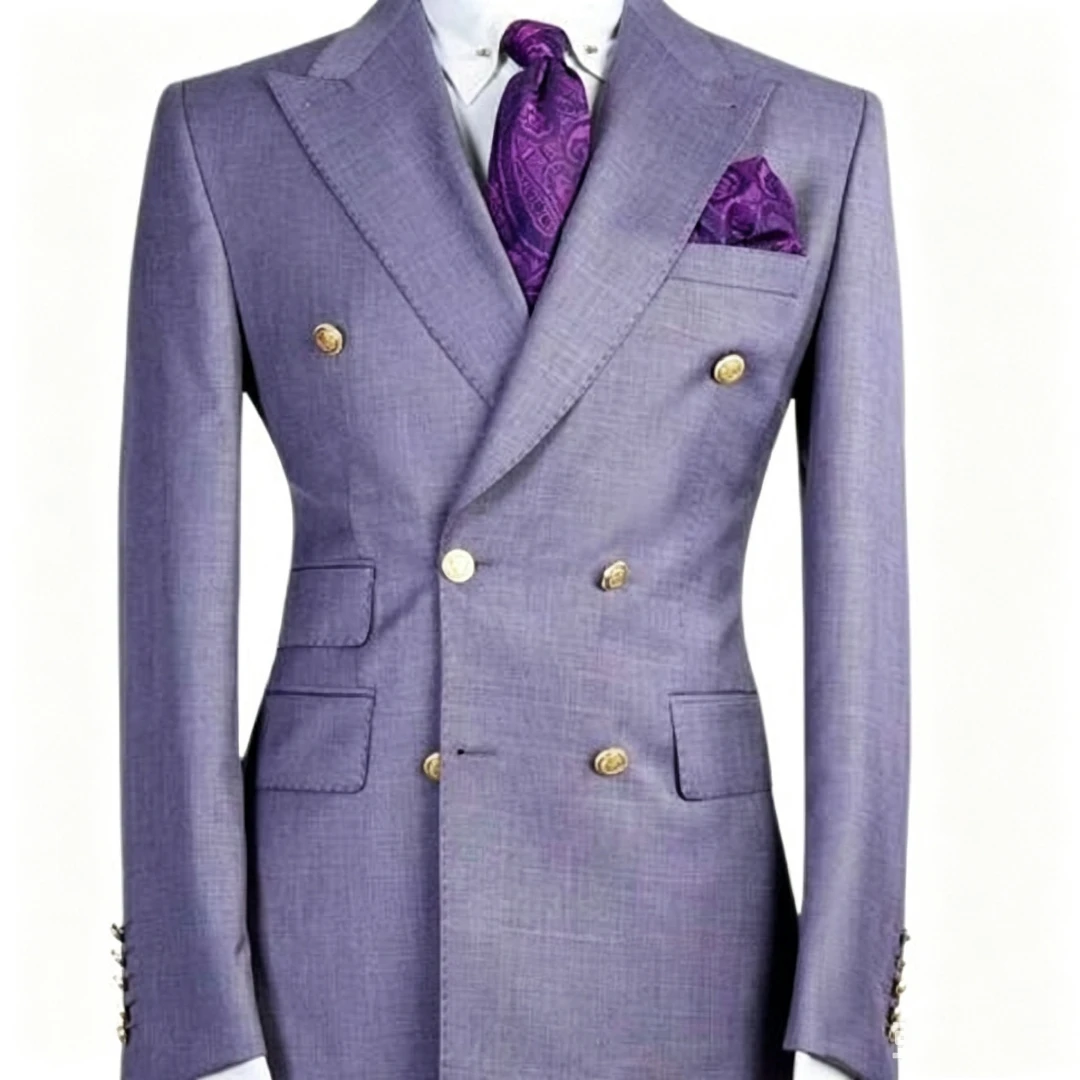 Светло-фиолетовый мужской свад – обзор и цена Men Formal Wear Purple