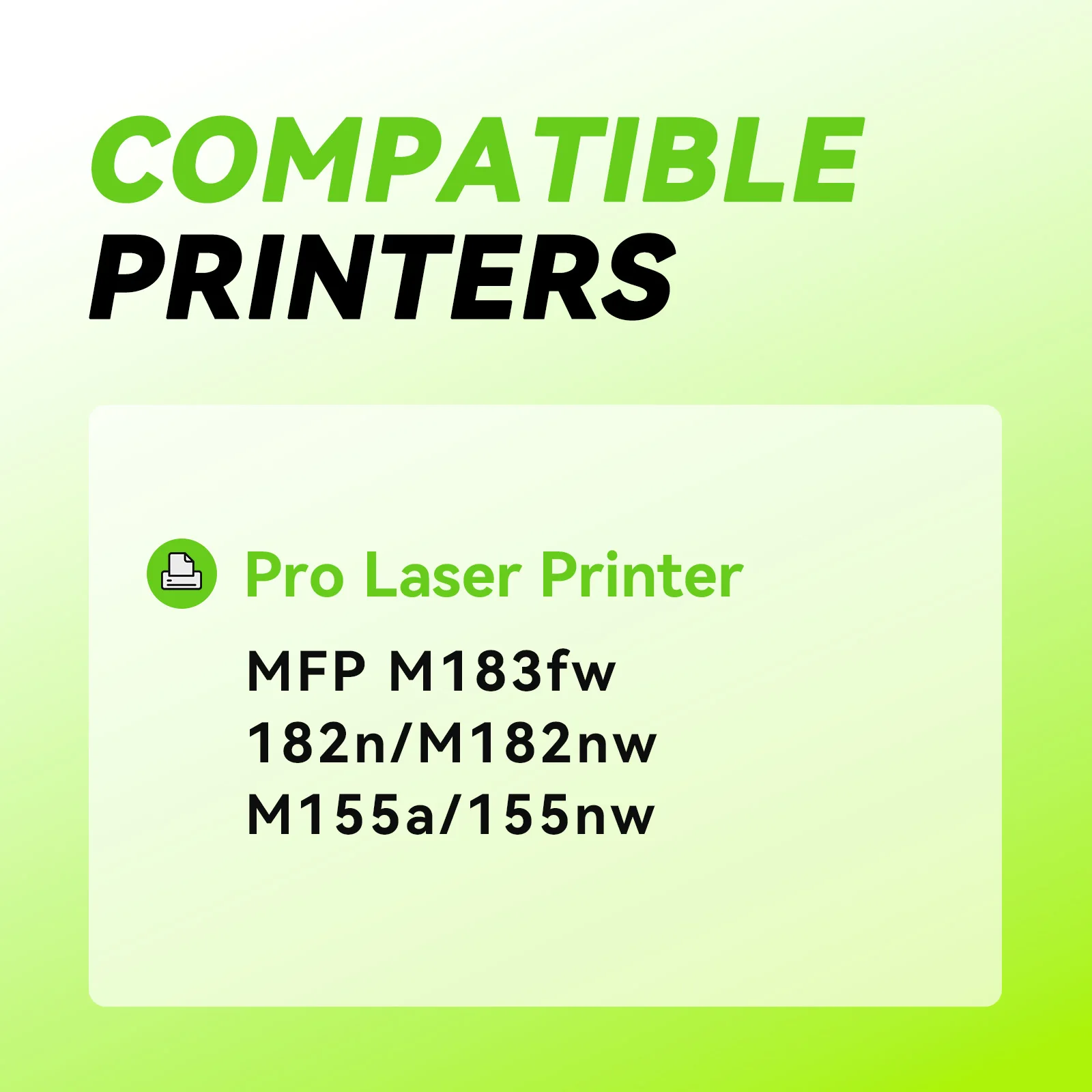 215A W2310A W2410A Toner Cartridge Compatible for HP Laserjet Pro M155a M155nw M182nw M182nw M183fw M183 Printer chip