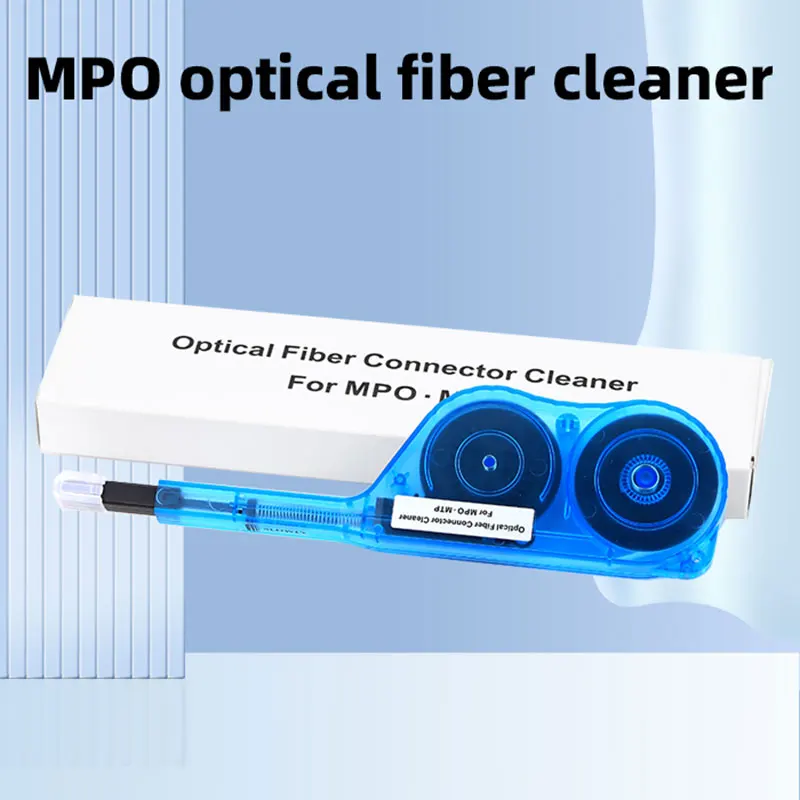 Promotion FTTH Fiber Optic Cleaning Pen MPO/MTP Connectors Cleaner Optical Fibre CleanTools Equiment  600 Times Life Blue Color