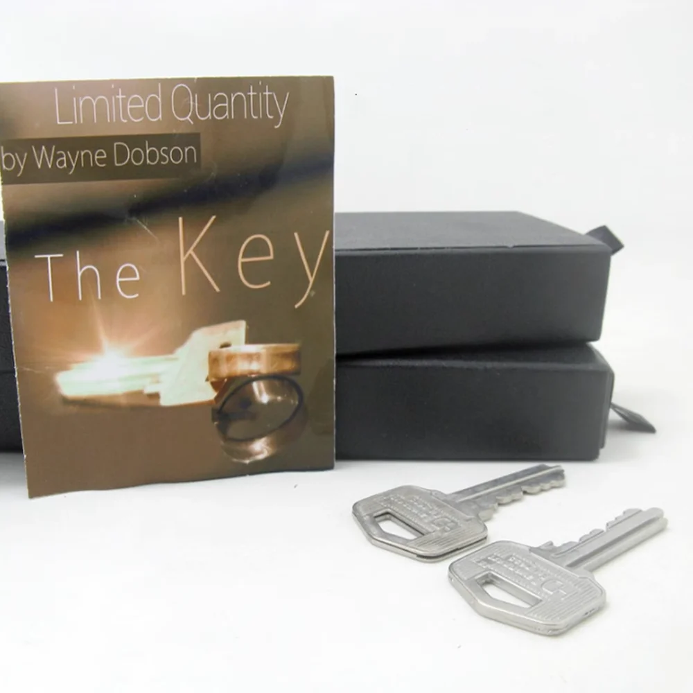 The Key by Wayne Dobson (Gimmick and Online Instruction) Magic Tricks Link Object Key Magie Close Up Accessories Prop Illusions