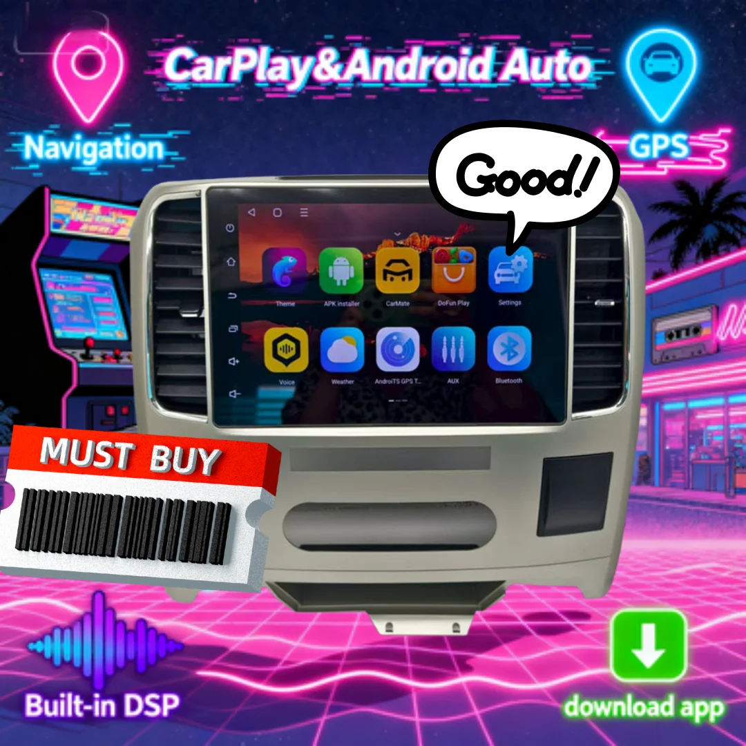 Wireless Carplay For Dodge RAM 2008-2012 Multimedia Video Player Head unit Radio  Navigation Car GPS Navi Radio Stereo DSP 13.1