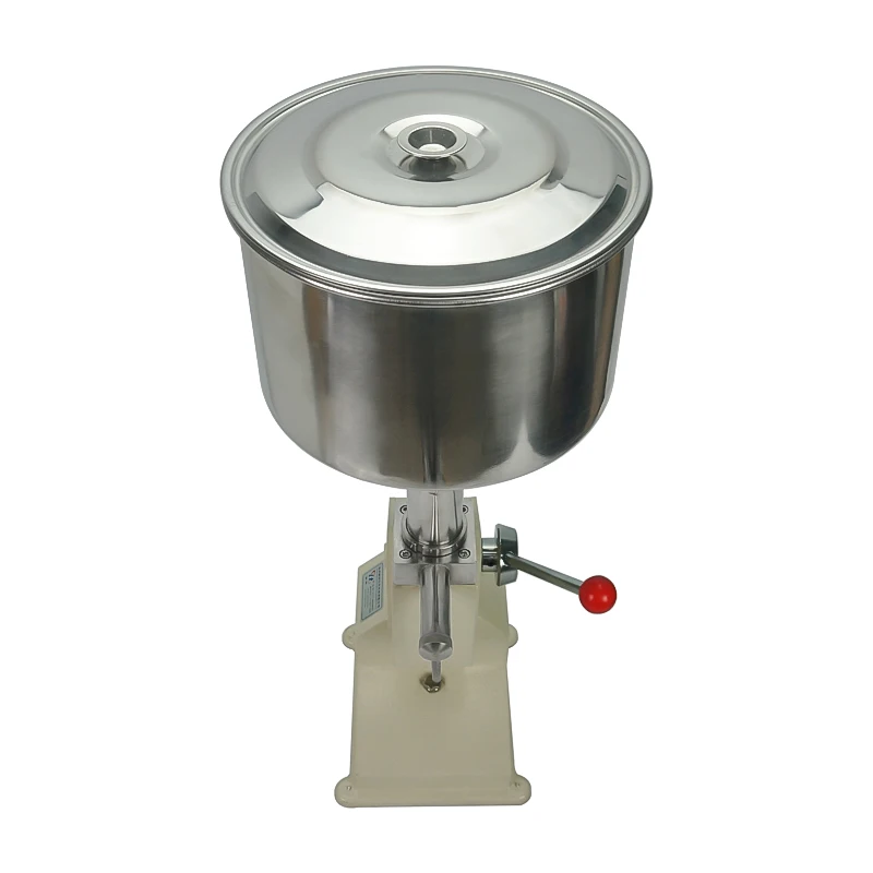 Kleine pneumatische Füll maschine a03 Typ manuelle Paste Flüssigkeits füll anlage 7mm * 8mm Mund durchmesser