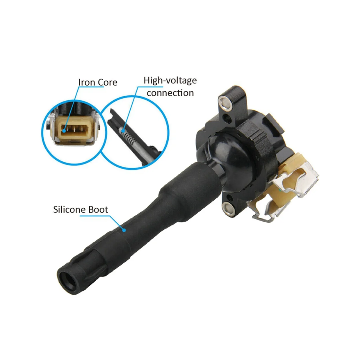 New Ignition Coil 12131748018 1227030081 for BMW E38 E39 E31 X5 540I 750IL 4.4 4.6 12131703227 12131703228