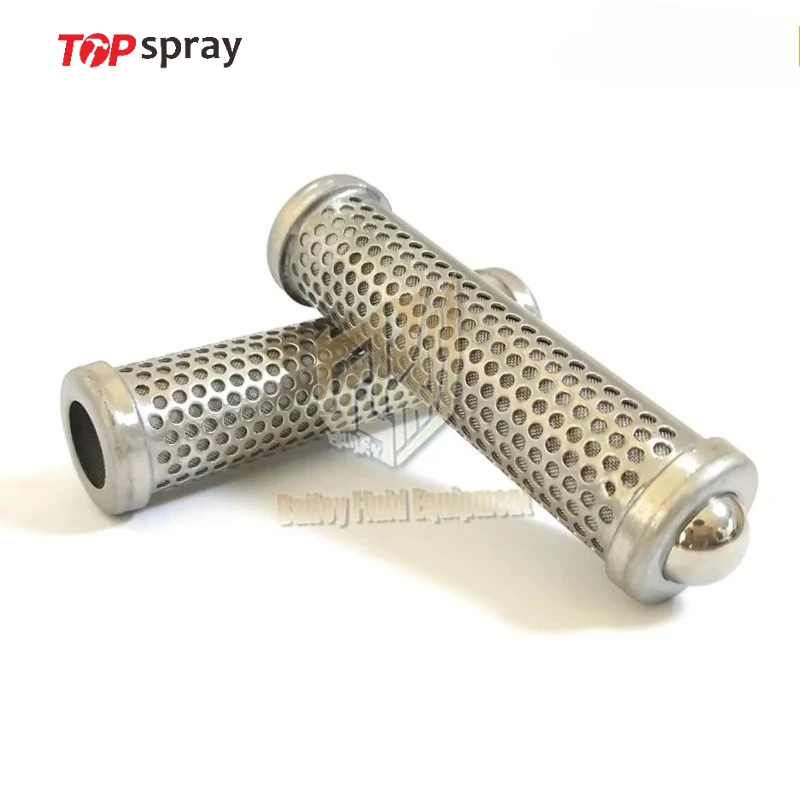 High Quality Spraying Machine Pump End Liquid Outlet Filter Screen  Stainless Steel Liquid Collection Valve Cage 920-004