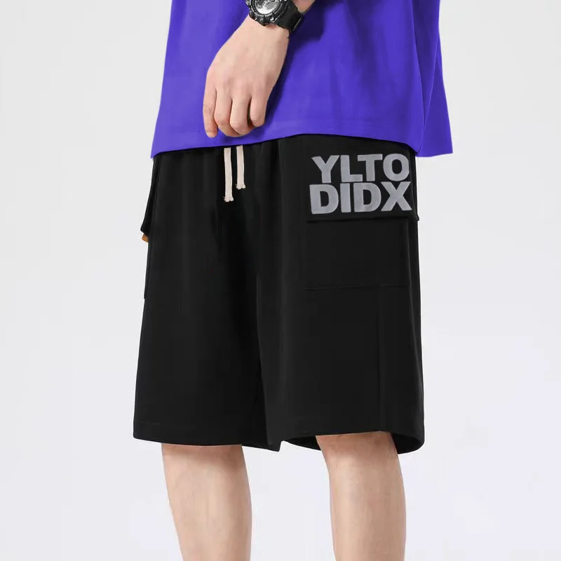 13XL Summer new style plus size elastic cotton pants shorts casual loose pants Solid pants male 12XL 9XL shorts for men 190kg