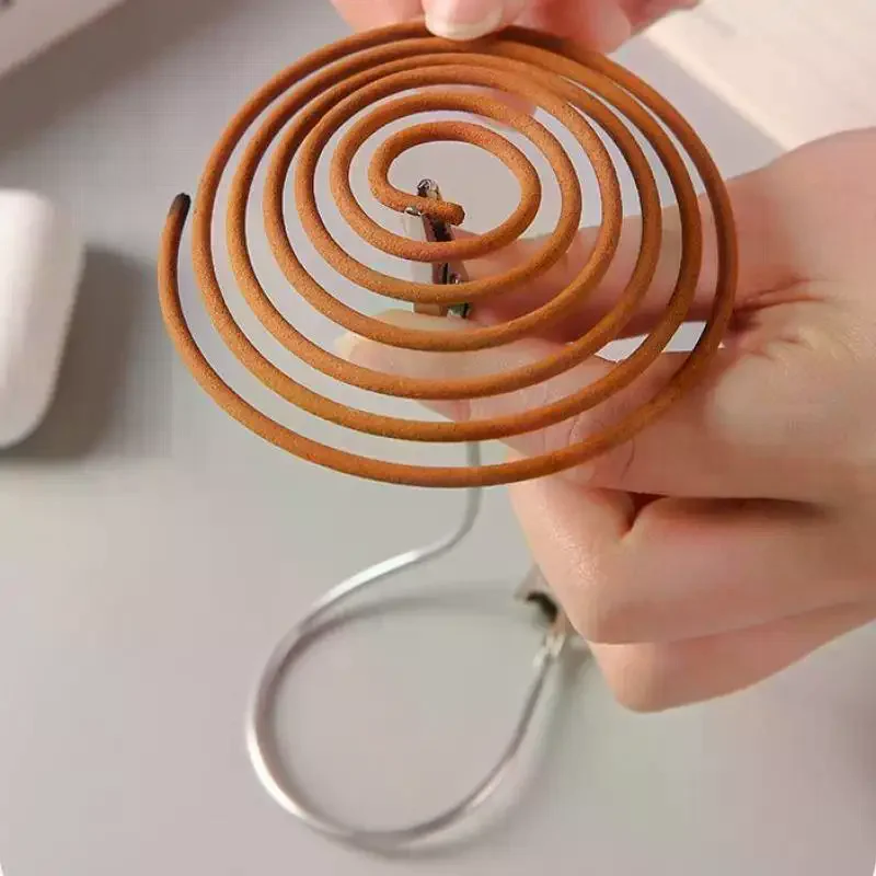 1pc Portable Ended Mosquito Coil Holder Clip Broken Incense Clip Stand Mosquito Coil Rack Photo Folder Label Clip Card Holder