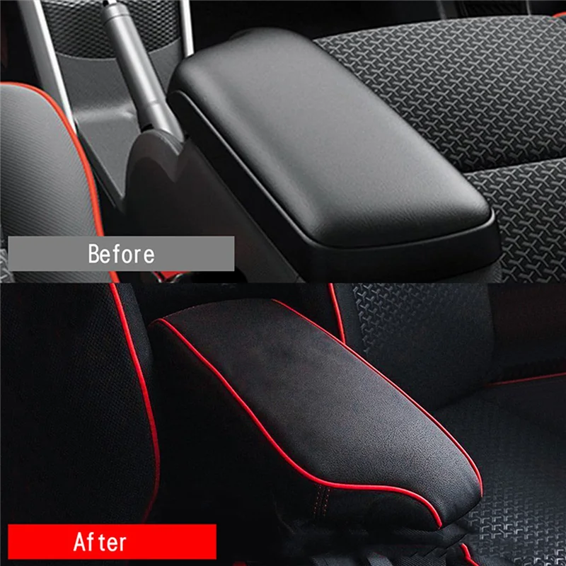 Car Center Console Lid Armrest Box Leather Protective Cover Cushion Pad for Toyota Raize 2020-2022