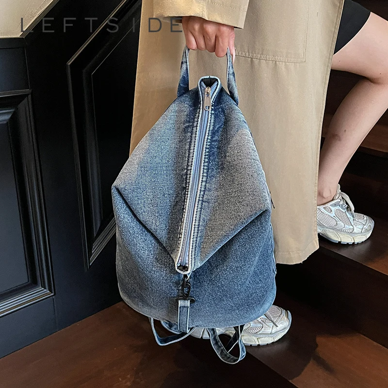 Women's Cloth Small Soft Backpacks 2025 Summer Design New Backpack for Teens Girls School Bag Travel Back Packs