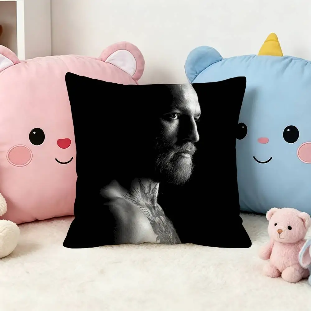 C-Conor M-McGregor Double-Sided Printed Cushion Cover Bedroom Bedside Sofa Pillow Case