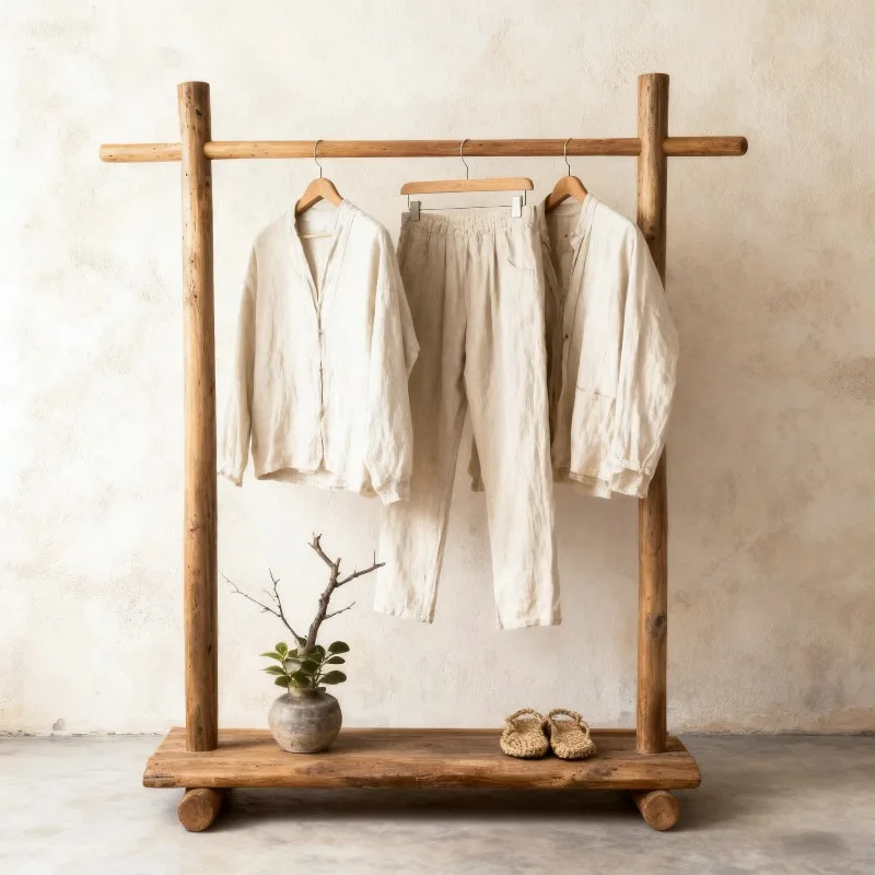 Estantes para Ropa De secado interior con estilo, Perchero De diseño De madera para balcón, Perchero De Ropa para Hotel, dormitorio, apartamentos, muebles De habitación