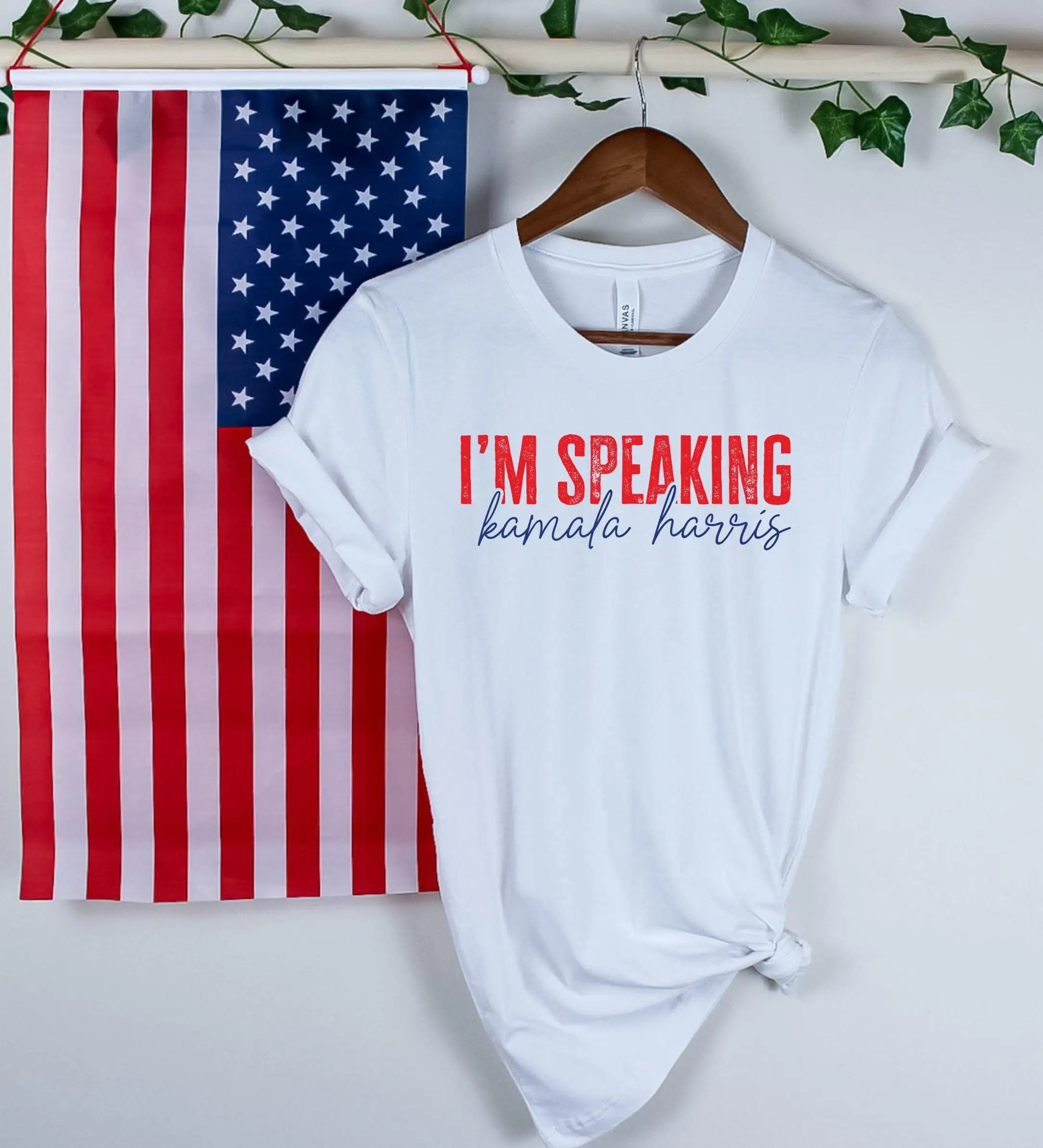 I'M Speaking Kamala Harris T Shirt Madam President Democrat Political Feminist For Women Patriotic