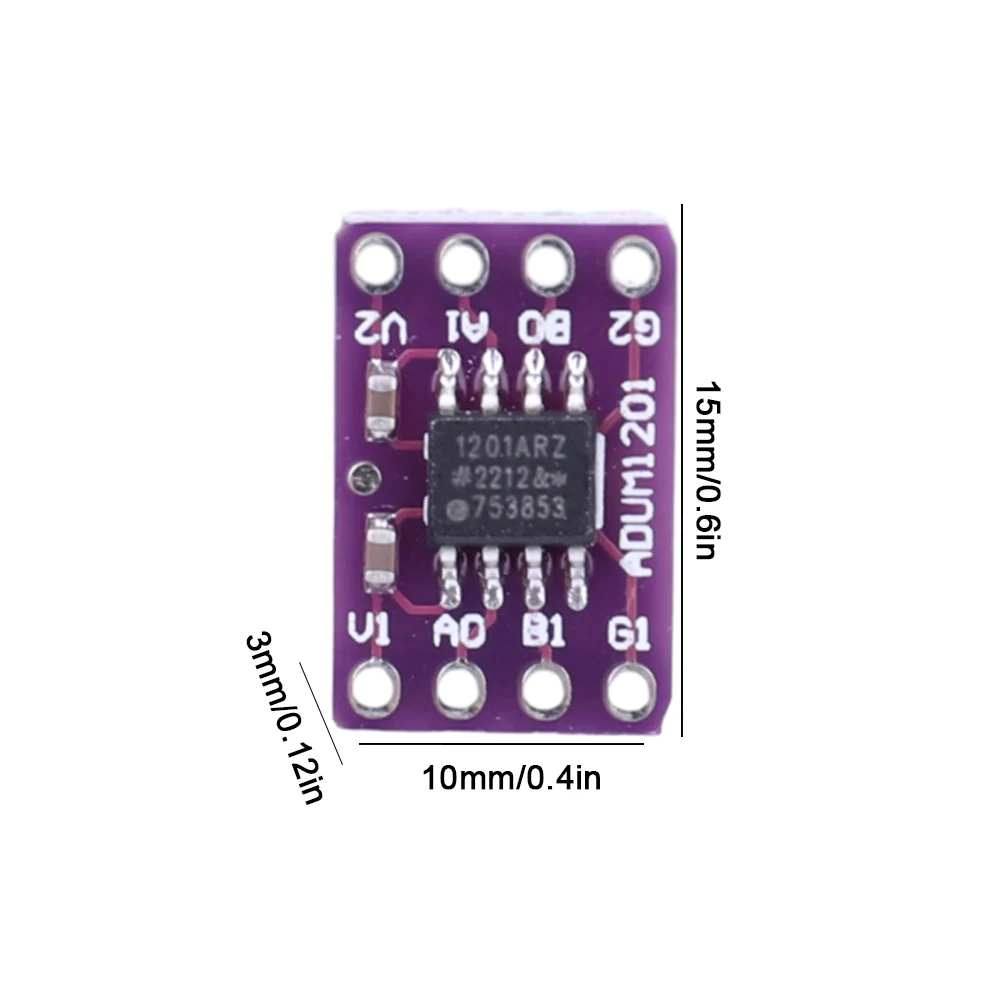 ADUM1201 Magnetic Isolator Sensor Small Dual Channel Serial Digital Isolator Module Replace Optocouplers Electronic Components