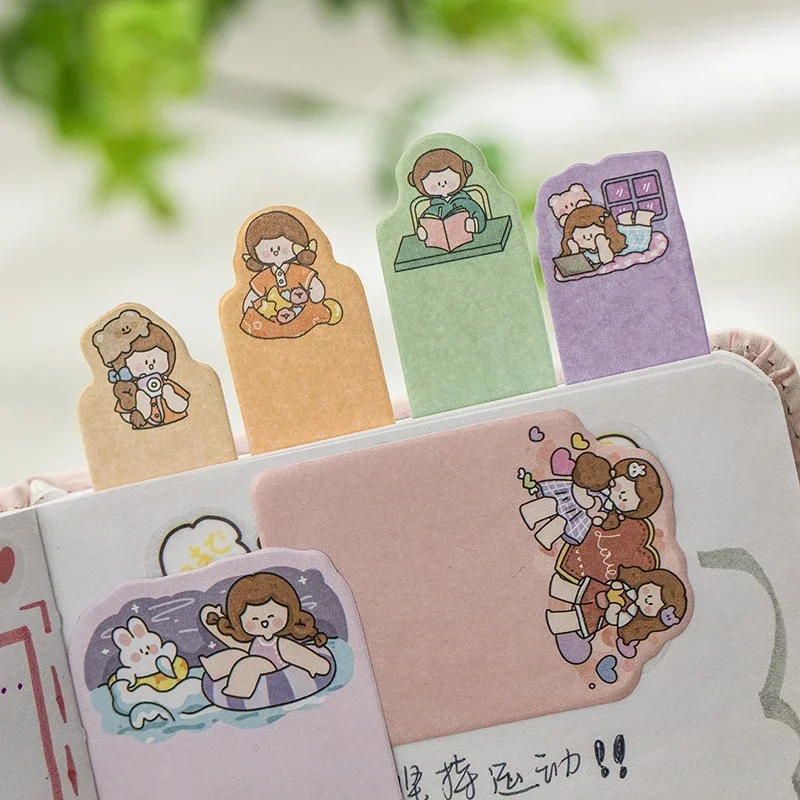 

80 шт., милый ручной аккаунт, сделай сам, рука, 12*7 см, расписный блокнот с сообщением, 6 стилей, наклеенные свежие конфеты, цветные липкие заметки