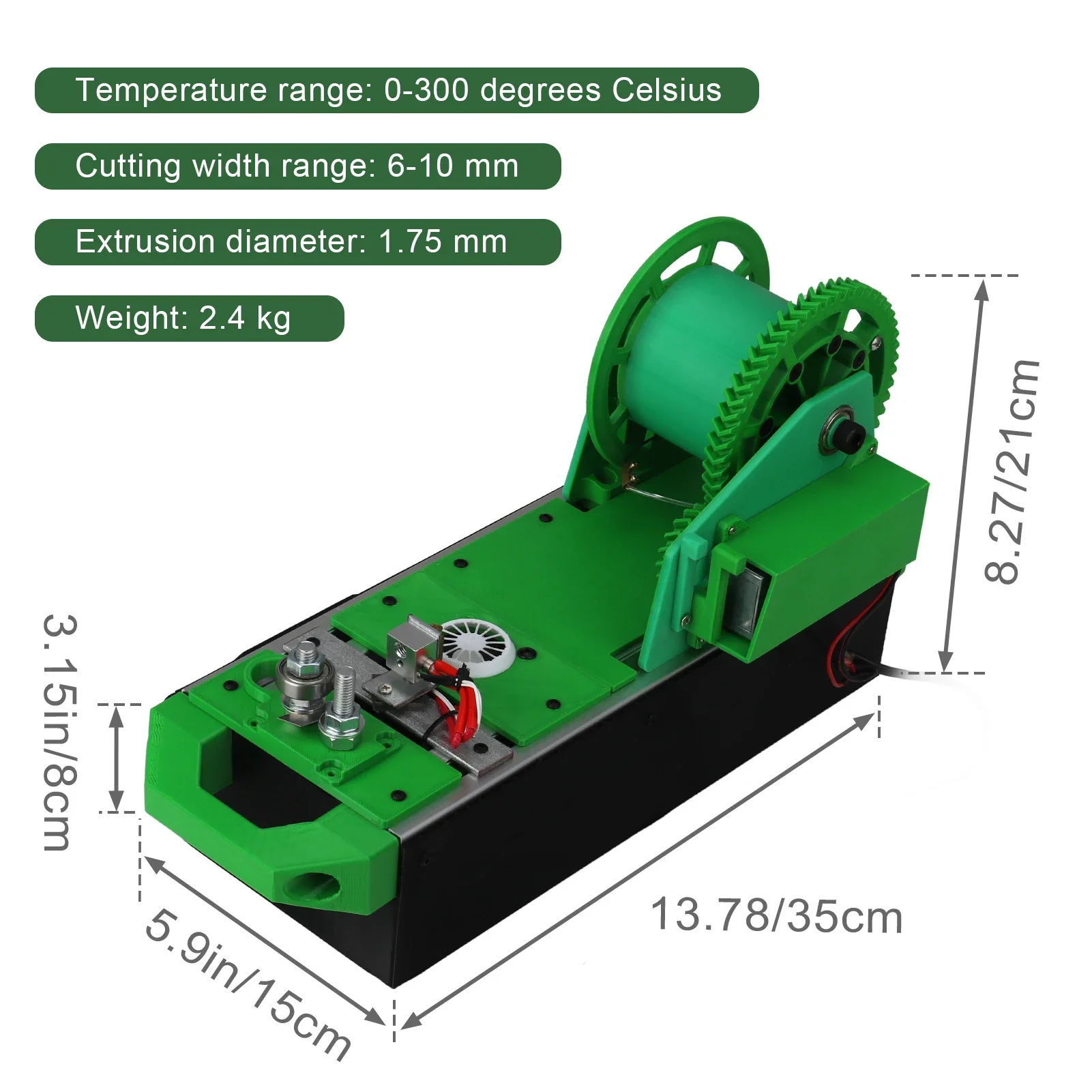 2026New3D Filament Plastic Extruder Wire Drawing PET Bottle Machine Desktop 1.8mm Micro i   io n molding plastic extrusion  Pri