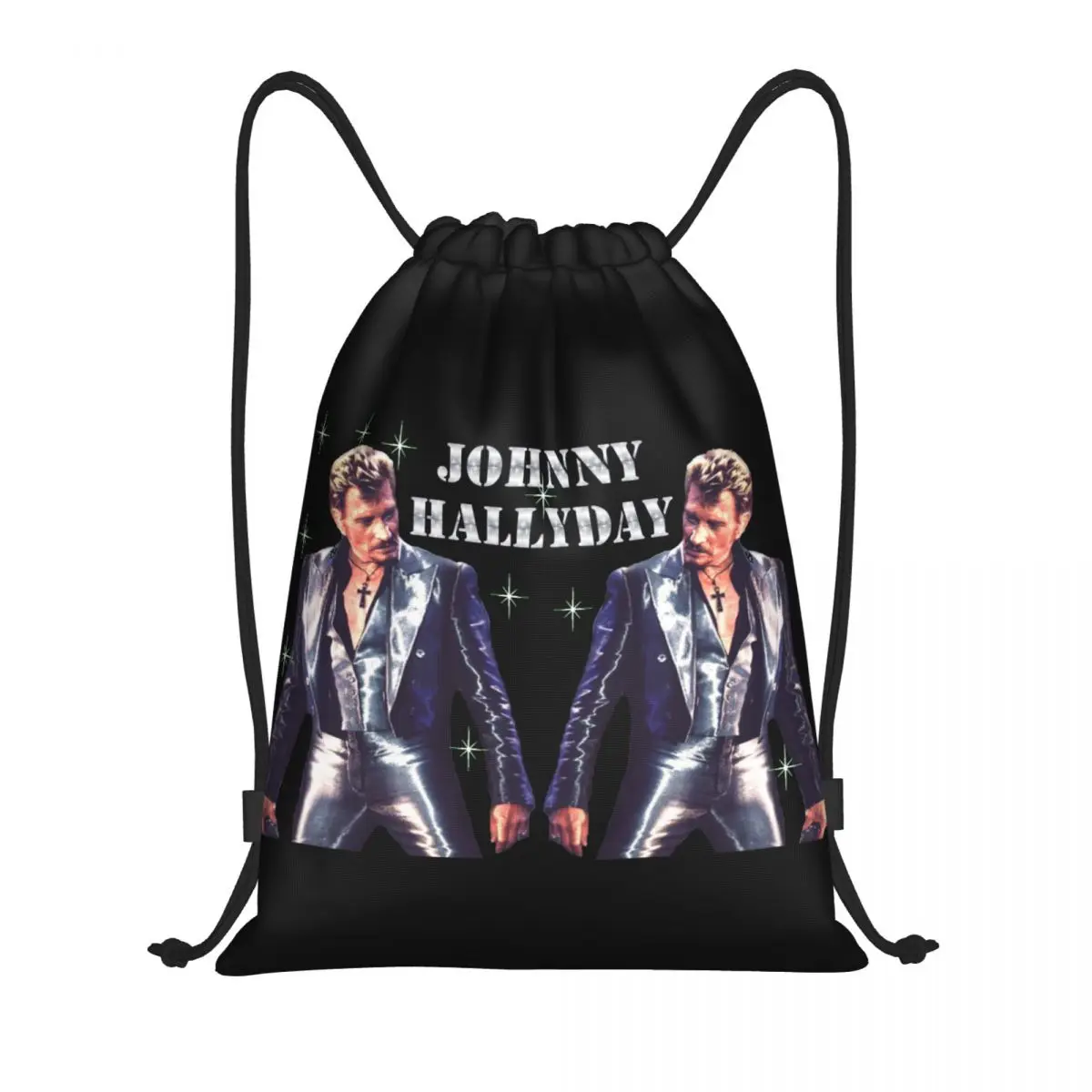 33 Drawstring Backpack Women Men Gym Sport Sackpack Portable Shopping Bag Sack