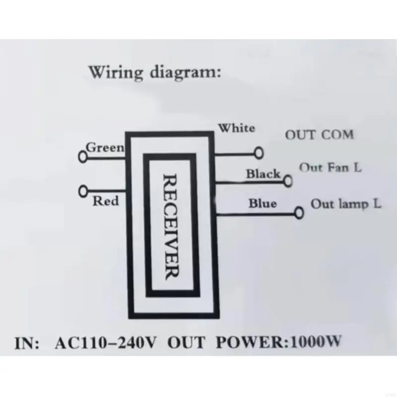 U0DE Потолочный вентилятор Свет пульт дистанционного управления переключателем беспроводной контроллер контроллер контроллер