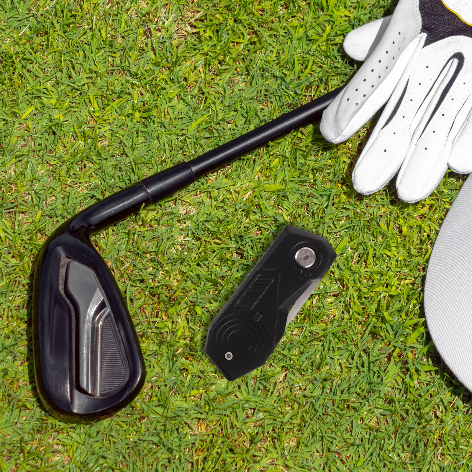 Heavy Duty Aluminum Divot Tool – Compact Golf Divot Repair Fork for Course Maintenance, Outdoor & Travel
