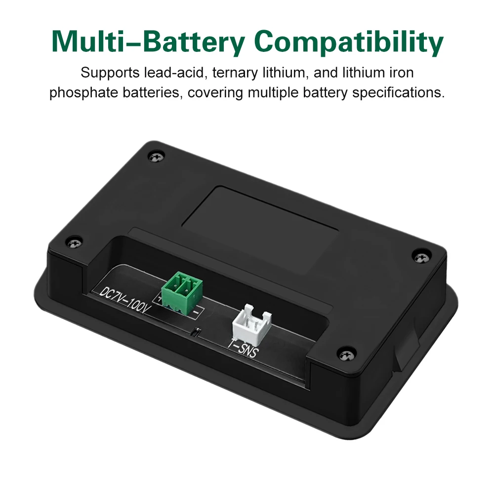 Digital Battery Voltage Capacity Tester DC7-100V Intelligent Safety Protection for Acidic Ternary Lithium Phosphate Battery