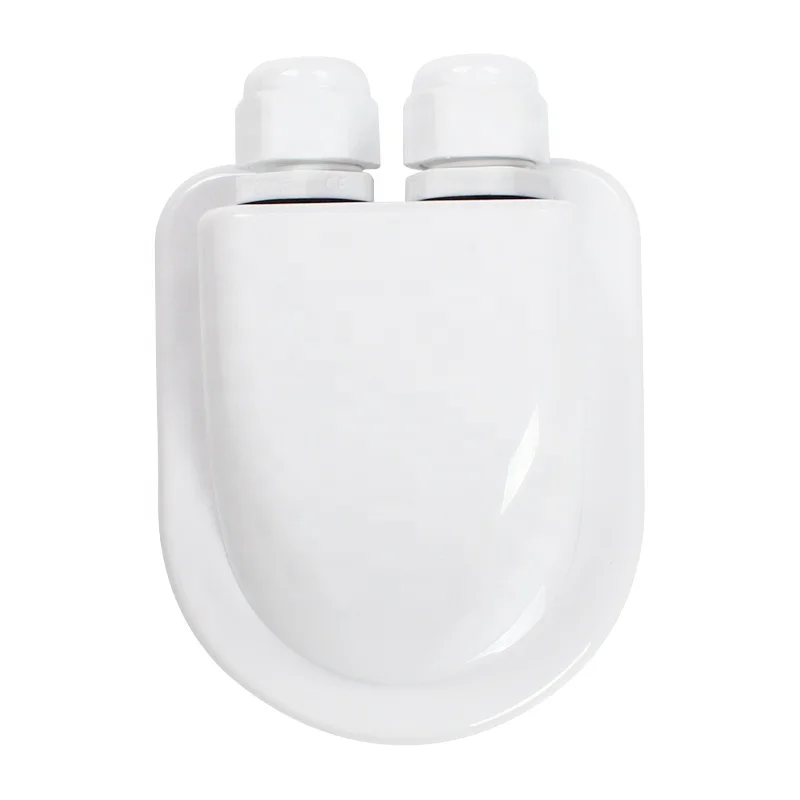 Распределительная коробка для кемпера на колесах, черно-белая солнечная коробка для каравана с двойным кабелем, водонепроницаемая солнечная панель с защитой от ультрафиолета