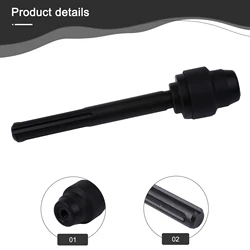 1pcs SDS Max To SDS Plus Chuck Adapter Converter Drill Bits Converter For Rotary Masonry Electric Hammer Accessories Power Tools