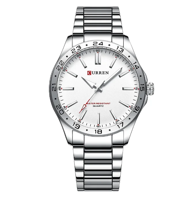 

Fashion Men's Watch Leisure Quartz Watch Steel Strip Watch Business Wristwatch Shipped Within 48 Hours