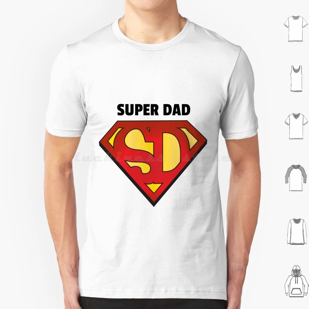 Camiseta de Super papá, regalo de cumpleaños y Navidad para el Día del Padre, camiseta fresca de algodón 6xl, padre, papá, padre, abuelo, papá
