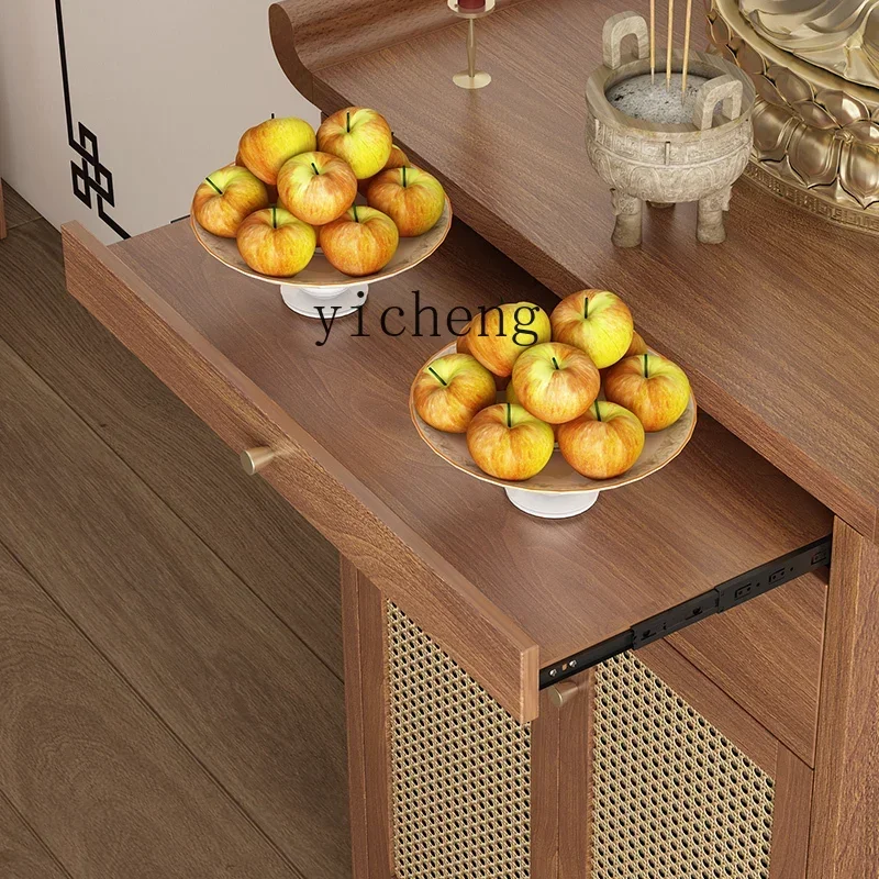 shrine offering table new Chinese shrine cabinet household living room fortune god incense table