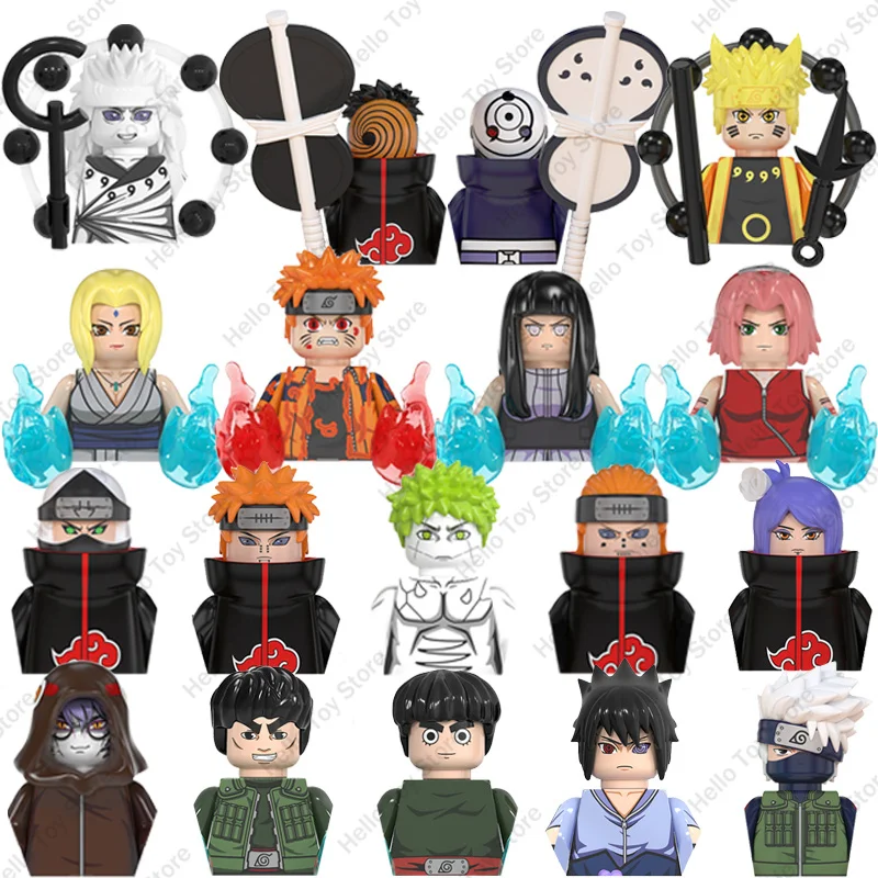 Mini figurines d'action Naruto Anime, blocs de construction de modèles, NarAASasuke, beurre de dessin animé classique, Minato Namikaze, cadeau jouet pour garçon, chaud