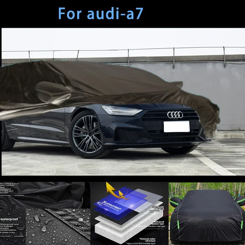 

For audi -a7 Outdoor Protection Full Car Covers Snow Cover Sunshade Waterproof Dustproof Exterior Car accessories