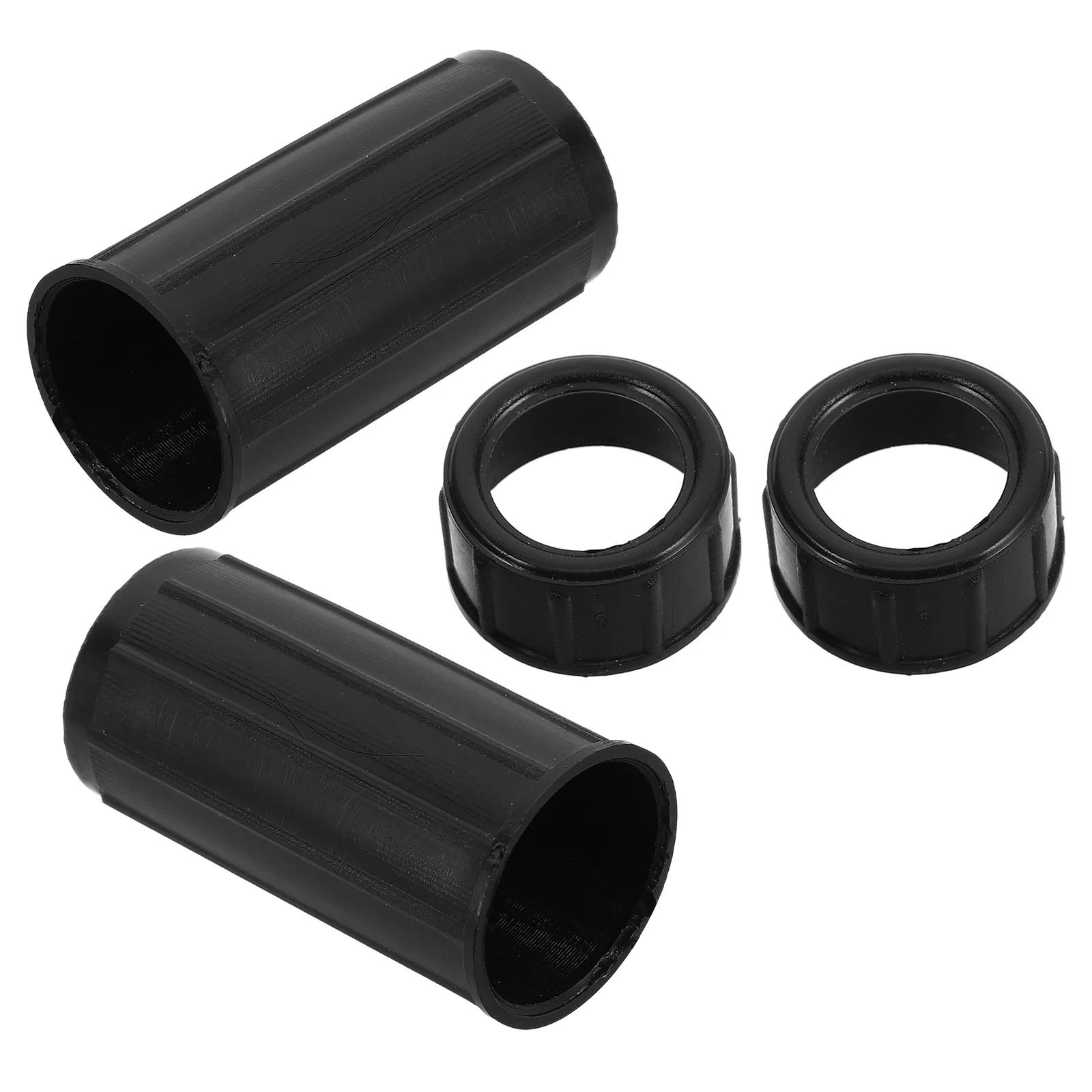 2Sets C Tune Flute Interface Protective Sleeves Instrument Cover Replacement Flute Parts Accessories Musical Instrument Parts