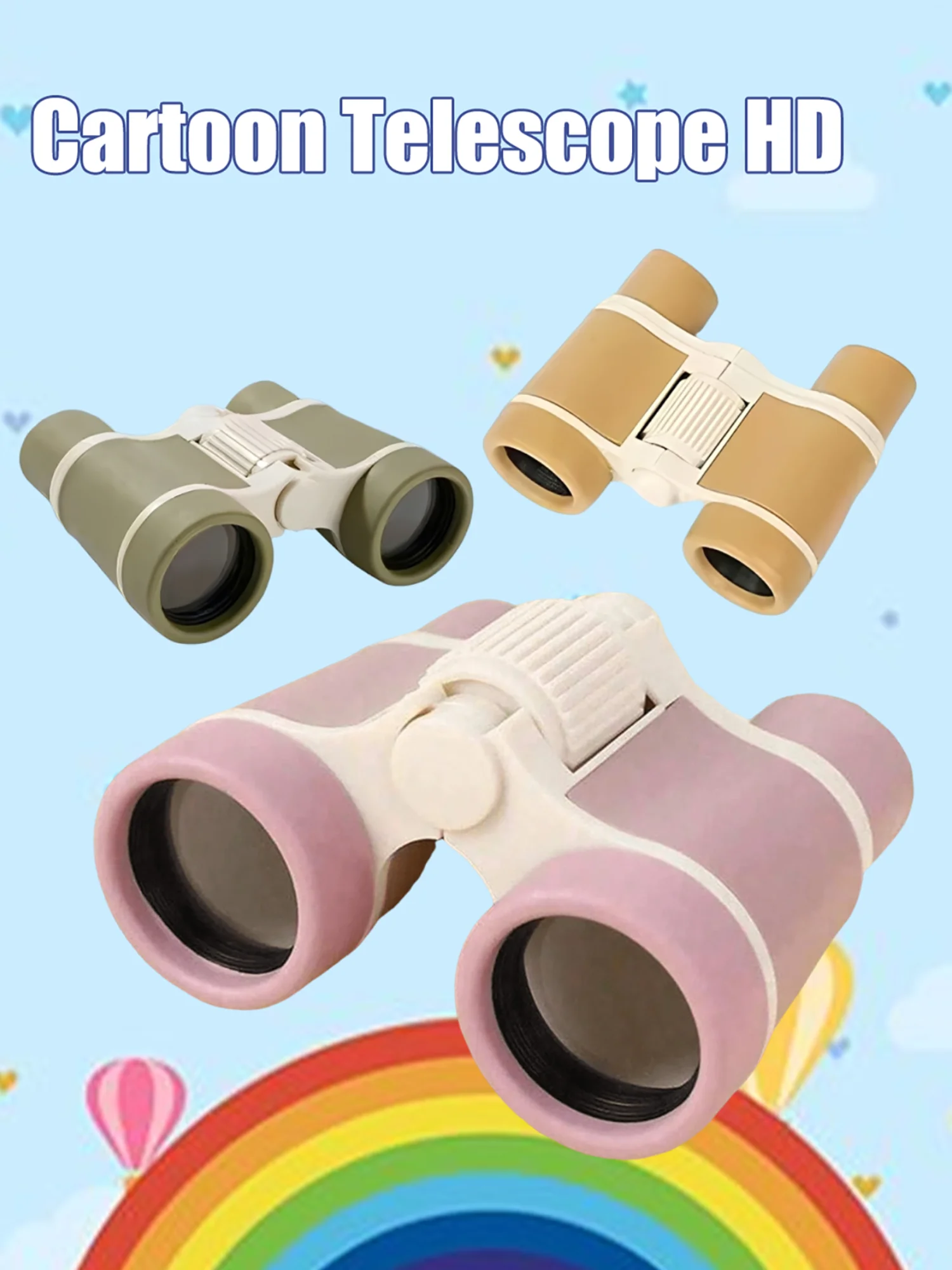 Kinderen Vergroting Jungle Verrekijker Vergrootglas Draagbare Schokbestendige Telescoop Voor Verjaardag Wandelen Cadeautjes Kamperen - afbeelding 2