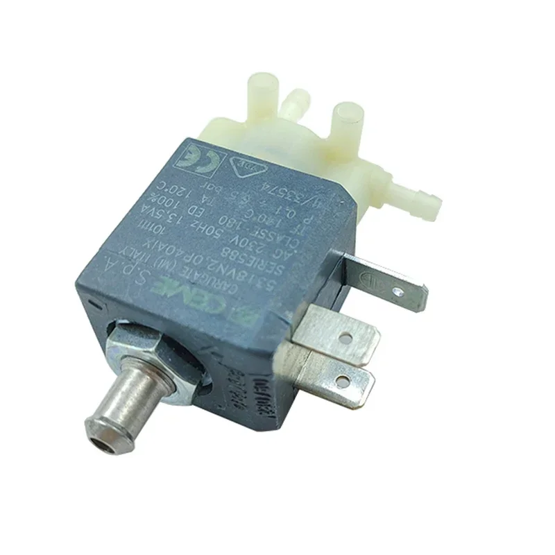 CEME AC 220V 230V Serie 588 Electric Solenoid Valve Normally Open High Pressure Coffee Machine Steam Hot Water Solenoid Valve