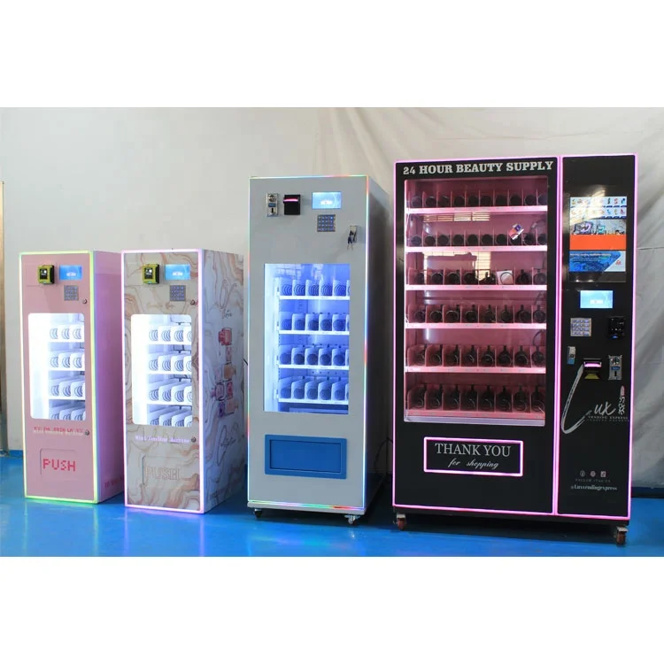 4-Layer snack drink vending machine custom small cosmetics eyelash beauty