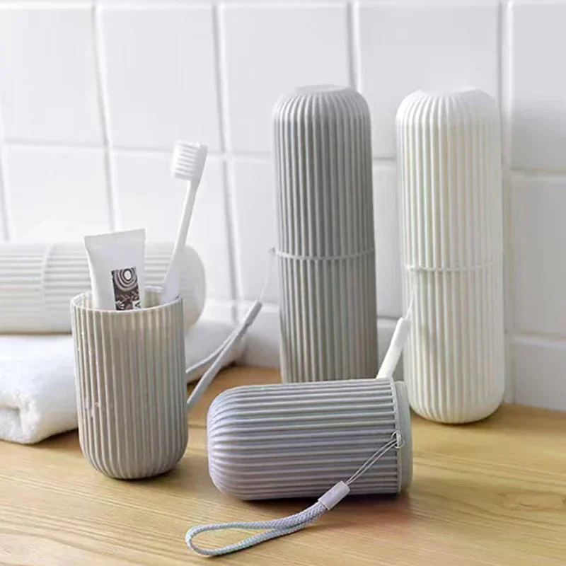 Draagbare tandenborstelhouder Tandenborstel Tandpastahouder Afscheid Hotel Wegwerp tandenborstelpasta Reizen Kamperen Buiten Badkamer