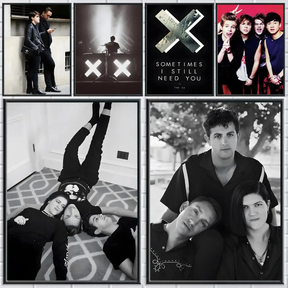 

Music Band T-The xx Poster Trendy Wall Art Good Sticker Printed on PP Paper for Living Room Office Bar Decoration