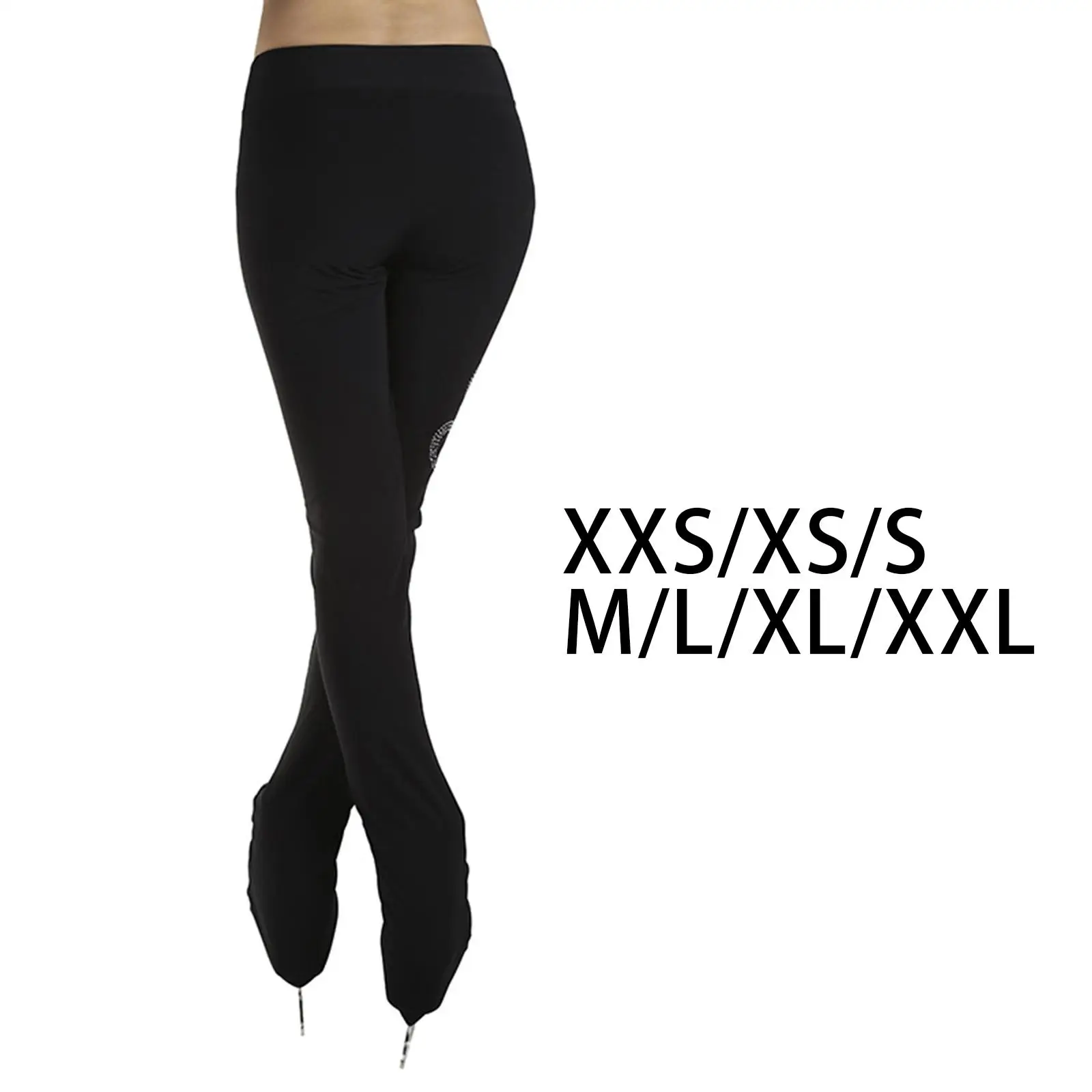 Figure Skating Long Pants Thickening Thermal Over The Boot Tights for Women