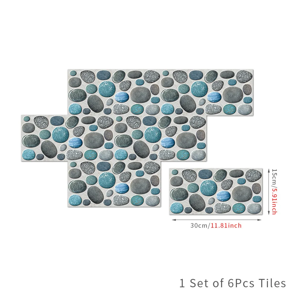 Flexible Home Improvement Decor Simulated for pebble Wall Sticker Textured Aesthetics For Surfaces Home Improvement Projects
