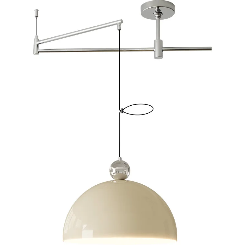 

New eye protection premium restaurant chandelier modern simple cream