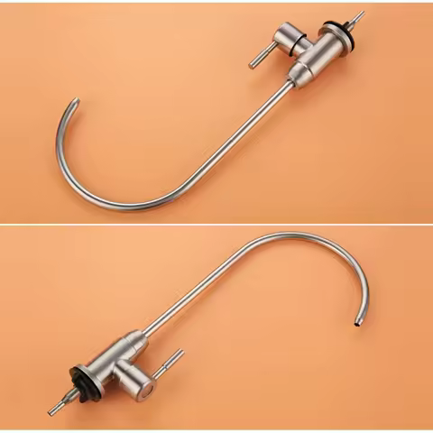 Stainless Steel Water Filter Faucet Single Cold Easy Installation Kitchen Taps Quick Connector Drinking Water Faucet