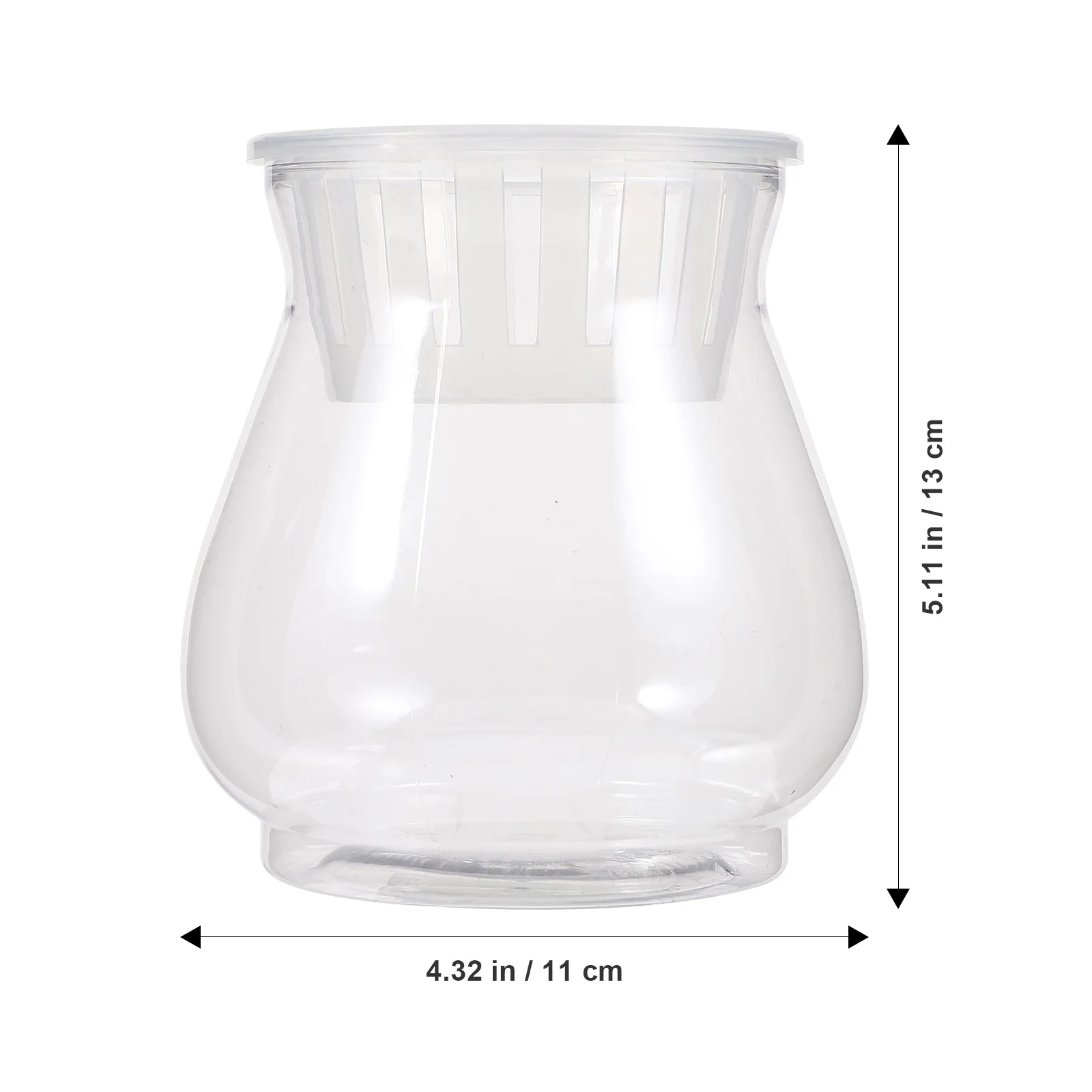 حوض أسماك صغير شفاف لسطح المكتب حوض السمك البلاستيكي لسمكة ذهبية بيتا خزان السفر مكتب ديكور المنزل حوض السمك البلاستيكي